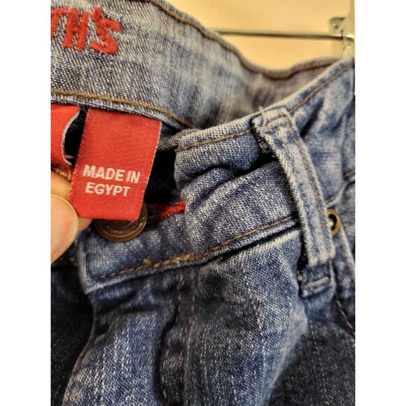 Smith's Dungarees Women Light Wash Bootcut Stretch Jeans Size 6 Cotton Trendy - Picture 3 of 7